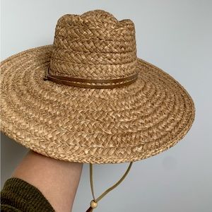 -SOLD- Vintage straw sun hat
